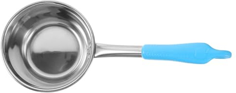 IMIKEYA Cucharón De Agua Portátil De Acero Inoxidable Con Mango Grueso y Gancho Cucharón Multiusos Para Camping Cocina y Sopas Fácil De Limpiar y Resistente Para Exteriores y Uso Doméstico