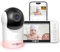PARIS RHÔNE Babyphone mit Kamera und App, 2K/3MP, 5 Zoll WLAN Babyfone, PTZ 355° Automatische Verfolgung, RBG Nachtlicht, Schlaflieder, Schrei-/Bewegungserkennung, Temperatur und Feuchtigkeitsmessung