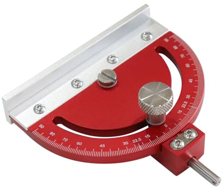 Outil d'angle de scie de table, réglable de 85 ° à 85 ° à 85 ° - Rapporteur de précision multi-angle de précision en alliage d'aluminium pour perceuse et table de presse
