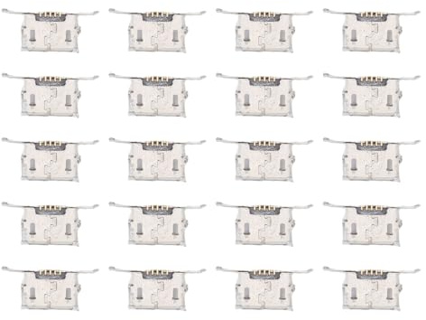 Yanmis Micro USB Charging Port Remplacement, Contrôleur de Métal Réparation de Port de Charge avec compatibilité sans Couture, pour Le Contrôleur de la Console de Jeu