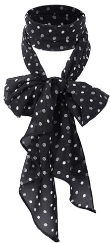 DAMILY Damen Schal Tücher Langes Schmales Halstuch Krawatten-Accessoires Sommer Modische Schals für Frauen