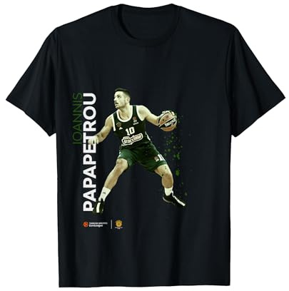 Panathinaikos OPAP Athens T-Shirt, Herren, Schwarz, L
