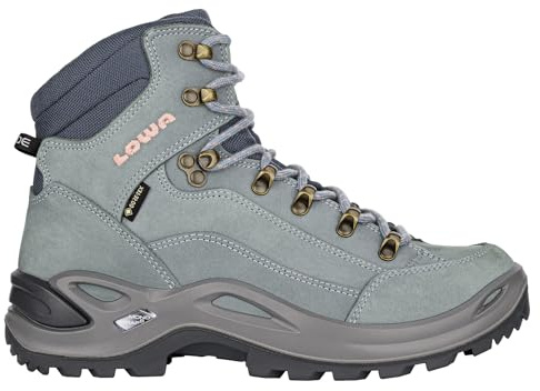LOWA Stiefel Mittel Renegade GTX Mid WS [2024] Eisblau/Lachs, 39.5