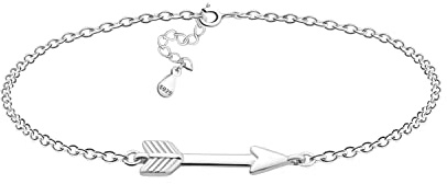 Sofia Milani - Pulsera para Mujeres en Plata de Ley 925 - Chapada en Oro - Colgante de Flecha