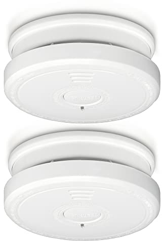 Alecto SA20 Rauchmelder - mit Time-Out Taste - Test und Reset Taste - Alarm >85-10 Jahre Sensor Laufzeit - entspricht EN14604:2005/AC:2008 - weiß (2)