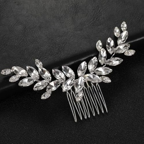 Hochzeit Braut Haarkamm Strass Grün Stirnband Fascinator Haarschmuck Damen Haarschmuck Kopfschmuck-9B78-A