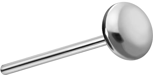 PIERCINGLINE Titan Aufsatz mit Push Pin DISC OHNE Labret Stecker Piercing Ohr Helix Tragus Conch Farb & Größenauswahl