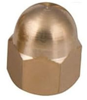 Comcapy 1/2/5 STÜCKE M3 M4 M5 M6 M8 M10 M12 M14 M16 M18 M20 Messing Eichelkappe Hutmuttern Messingkappe Typ Kupfermutter Abdeckung Halbkreis Hutmuttern(M18-1pcs)