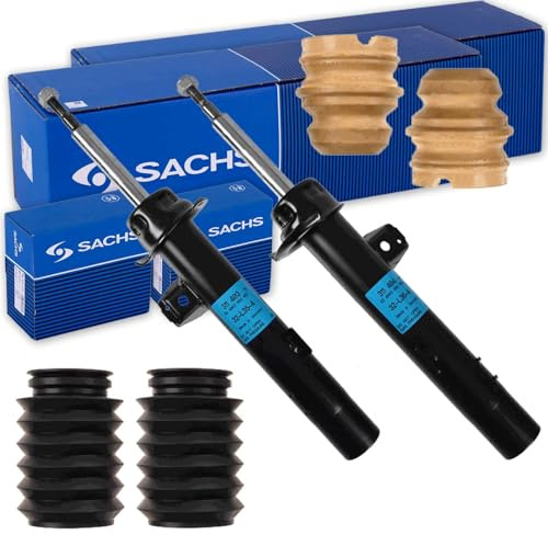2x Sachs Stoßdämpfer + Pro. Kit Va | 3er E90 E91 E92 E93 Ab Bj. 04 Kompatibel mit 3 (E90),3 Cabriolet (E93),3 Coupe (E92),3 Touring (E91)