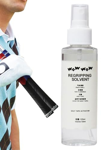 Solution de préhension de golf - Remontsing Solvent pour Golf Club Remontsing Solvent - Remover de grip de golf à action rapide | Réparation liquide de Golf Club, collier de serrage en caoutchouc, kit