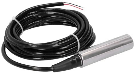 UPALDHOU Precisione del Sensore Ad Alto Livello Dell'acqua del Trasmettitore a Livello di Liquido per il Monitoraggio del Serbatoio Dell'acqua 304 Materiale in Acciaio Inossidabile (#10)