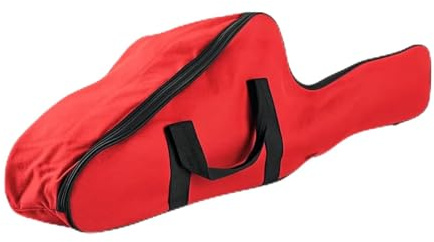 SHINETEC Borsa per motosega, adatta per motosega da 45,7 cm/50,8 cm, resistente 600D, protegge gli attrezzi da giardino da polvere e graffi (rosso, 50,8 cm)