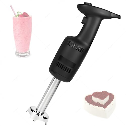 DPLXQPP Mixeur Compact 270w,Gain De Place Assuré,Poignée Ergonomique Et Design Mini pour Préparer Jusqu'à 5l De Soupe Ou De Purée en Un Rien De Temps Standard