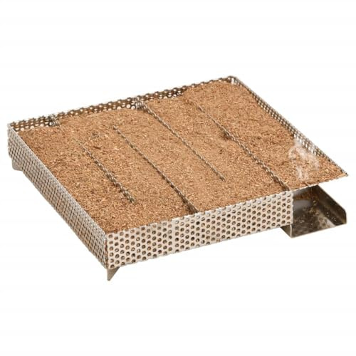 Générateur de Fumée Froide, Serpentin Fumoir à Froid pour Fumoir Viande Poisson 5 chambres 21 cm acier inoxydable