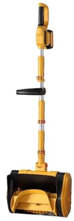 Souffleuse À Neige Électrique sans Fil De 1200 W Alimentée par Batterie, Outil Déneigement Domestique for Trottoirs(with 1 Battery)