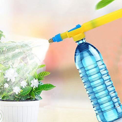 Shophubio Botella pulverizadora, kit de 5 pulverizadores a presión de plástico para jardinería, fertilización y limpieza, compatible con botellas de PET estándar