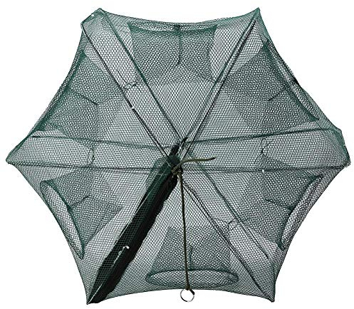Fischfalle,Fisch Falle,Fischreuse,6/12 Löcher T Faltbare Netz Automatische Fischnetz Garnelenkäfig Ele Flusskrebse Kben Köder Cast Mesh Net Nylon Faltbare Kbenfischfalle Ca