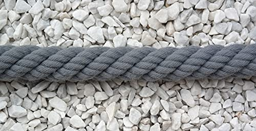 Gepotex Handrail Rope Barrier Rope Handrail Rope 30 mm Colour Grey