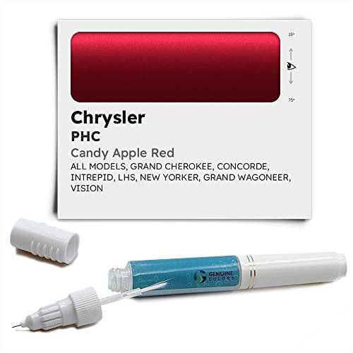 Genuine Colors Penna a vernice Candy Apple Red PHC compatibile/ricambio per Chrysler rosso