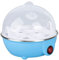 TOPINCN Cuiseur à œufs, 7 Capacités D'œufs Cuiseur à œufs électrique Anti-brûlure à Sec Mise Hors Tension Automatique Braconnier à œufs, Braconnier à œufs de Cuisine à Domicile (Bleu)