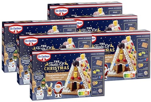 Lebkuchen Knusper-Häuschen Lebkuchenhaus zum Selberbasteln 403g (6er Pack)