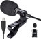 Fyvadio PC Micrófono, 3 Metros USB Micrófono, Micrófono de Solapa de Condensador Omnidireccional con Clip para Portátil, PC y Mac, Podcasting, Juegos, Streaming y Grabación [Plug & Play]