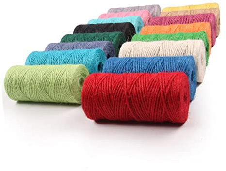Homoyoyo Cordón Rojo Oscuro De 100 M para Decoración del Hogar Manualidades Embalaje Ocasiones Festivas Y Jardinería