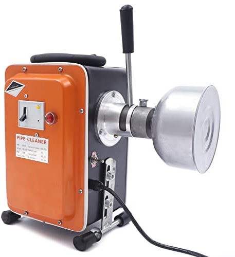 750w Rohrreinigungsmaschine Elektrisch Mit Reinigungsspirale für Abflussreiniger 52ft Lange Spirale 400r/Min für Haus Küche Restaurant Schule Kanalreinigung