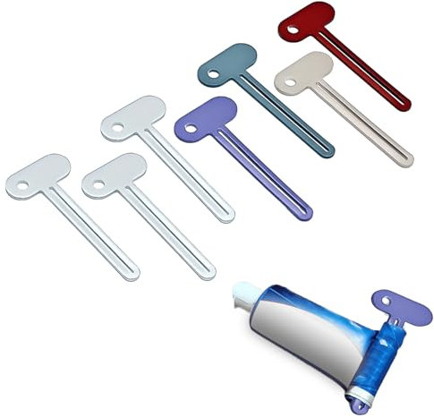 GUTERTOP Exprimidor de tubos para todos los tubos, acero inoxidable, exprimidor de tubos para leche limpiadora, crema de zapatos, tinte para el cabello, pigmentos