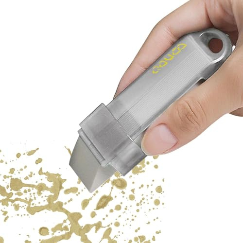 Gomma anticalcare facile - Facile cancellazione del calcare - Smacchiatore per vetro da bagno - Smacchiatore in acciaio inox - Spazzola da cucina e spazzola abrasiva - Accessori per la pulizia