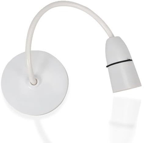 1pcs Ceiling Pendant Light Fitting, 7.87”(200mm) Ceiling Hanging Lights Fixtures Modern Hanging Light Fixture Kit for Kitchen Living Room Bedroom Dining Room DIY Industrial Pendant Lighting White