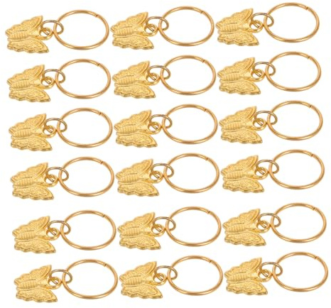 minkissy 20pezzi Fermagli per Capelli Farfalla Grandi Accessori per Trecce Boho Decorazioni per Capelli Farfalla Fermagli per Trecce