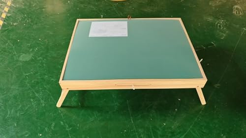 Helangel Puzzle Table 1500 Pieces Wooden Puzzle Board with Legs,Jigsaw Board with 6 Drawers and Cover, Foldable Leg Jigsaw Table Natural (1000-piece)