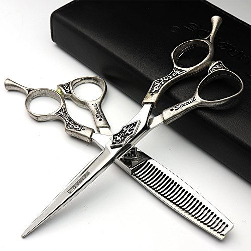 6Zoll Frisur Studio Modeling Schere Professionelle Haar Schere Schneiden + Modellierschere Salon Hair Styling-Werkzeuge