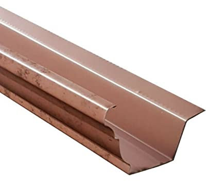 Grondaia K10 SV 420 in Alluminio Rame Antichizzato e Lamiera Testa di Moro (Alluminio/Rame Antichizzato, 1)