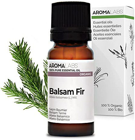 Abeto Bálsamo BIO (Abies balsamea) - 10 mL - Aceite Esencial Quimiotipado y Certificado AB - Aroma Labs
