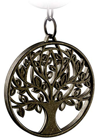 FABACH Lebensbaum Schlüsselanhänger Autumn - Baum des Lebens Anhänger als Glücksbringer für den Schlüsselbund - Tree of Life Schlüsselanhänger in Silber, Rosegold, Bronze