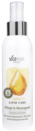 VICOPURA Lipid Care, reichhaltig pflegende Ölmischung, 150ml | Hautöl, Massageöl, reine Ölmischung für zarte Haut, schnell einziehend, Sprühflasche für feine Dosierung