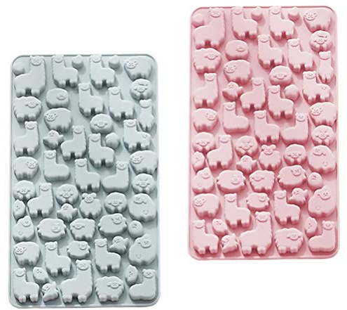HEMOTON Alpaka Silikonform Schokoladenform Für Pralinen Süßigkeiten Und Hausgemachte Backen 2Er Set Für Küche Bäckerei Und Restaurant