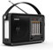 XHDATA D901 Portable Battery Radio with Bluetooth Speaker Battery Radio SW FM AM Vintage Radio Supports MicroSD Card AUX USB MP3 Player Flashlight Black