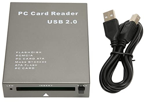 Bewinner Lecteur de carte mémoire ATA PCMCIA, USB2.0 vers PCMCIA lecteur de carte USB 2.0 lecteur de carte PC lecteur de carte adaptateur lecteur de carte ATA lecteur pour PC ATA CARD PCMCIA