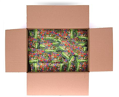 FLORTUS Wildblumenwiese für Gastgeschenke (500 Stück) | Wildblumensamen für Bienen & Insekten als Dankeschön Geschenke & Werbegeschenke