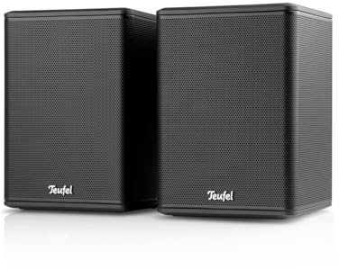 Teufel Effekt 2 Kabelloses, aktives Stereo-Lautsprecher-Paar als Rear-Speaker - Schwarz
