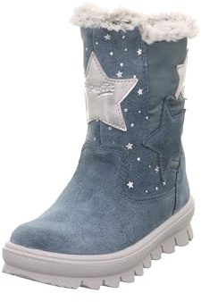 Superfit FLAVIA warm gefütterte Gore-Tex, Botte de neige, Blau/Silber 8010,