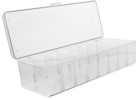CORHAD Kabel-abdeckbox Mit Abs-konstruktion Cleverer Unterteilung Und Transparenter Außenseite Für Schnellen Inhalt-blick Verschließbarer Deckel Zum Schutz Und Aufbewahrung Von