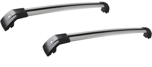 Galeries de toit et coffres Barres Transversales Toit Rails Latéraux Alliage D'aluminium Porte-bagages Toit Avec Rails Latéraux Serrure Antivol Pour Volvo Pour XC60 2013 - 2018 Barres des toits