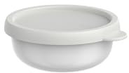 Mepal - Mikrowellengeschirr Lumina - Frischhaltedosen mit Deckel für Kühlschrank, Gefrierschrank, Dampfgarer & Mikrowelle - Mikrowellenschüsseln mit Deckel - Aufbewahrungsbox - 250 ml - White