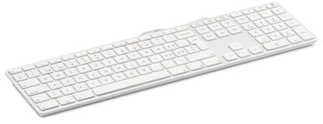 LMP Tastiera USB con Tastierino Numerico per Windows, Layout Italiano ISO, 110 Tasti, Alluminio Argento, Compatibile con PC, Tasti Incisi al Laser, Design Elegante, Plug & Play