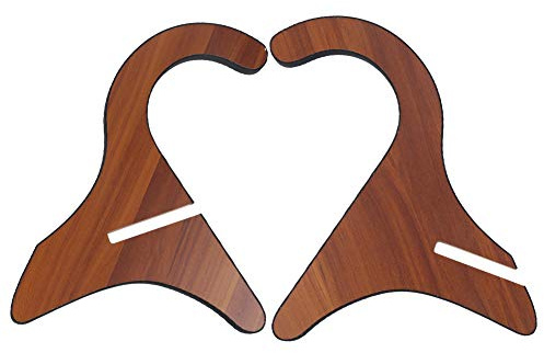 Pilipane Wood Ukulele Stand Detachable Guitar Holder Musical Instrument Accessories Sturdy Durable Lightweight Portable for Ukulele Violin Guitar Wood Color 23 x 19 5cm 2Pcs