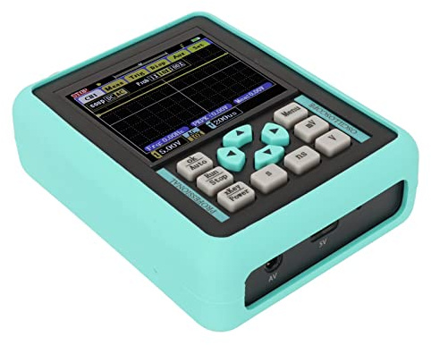 Tomantery Mini Oscilloscope Numérique Portable à Canal Unique avec Bande Passante de 120 M pour la Réparation Automobile, Matériau en Silicium avec Analyse du Spectre FFT, Batterie 4000 MAh pour la